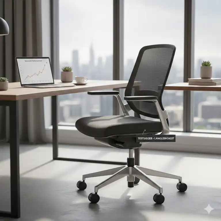 7+ Langlebiger Bürostuhl Test Sieger 2026: Schluss mit Rückenschmerzen!