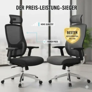 Der Preis-Leistungs-Sieger aus dem bester bürostuhl test 2026 – top Qualität für den Preis.