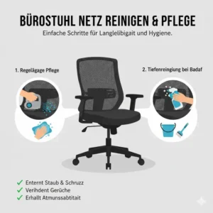 Tipps zur Reinigung der Materialien aus dem bürostuhl atmungsaktiv test.