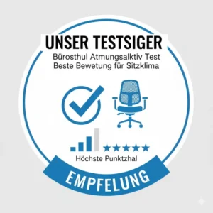 Unser offizieller Testsieger im aktuellen bürostuhl atmungsaktiv test.