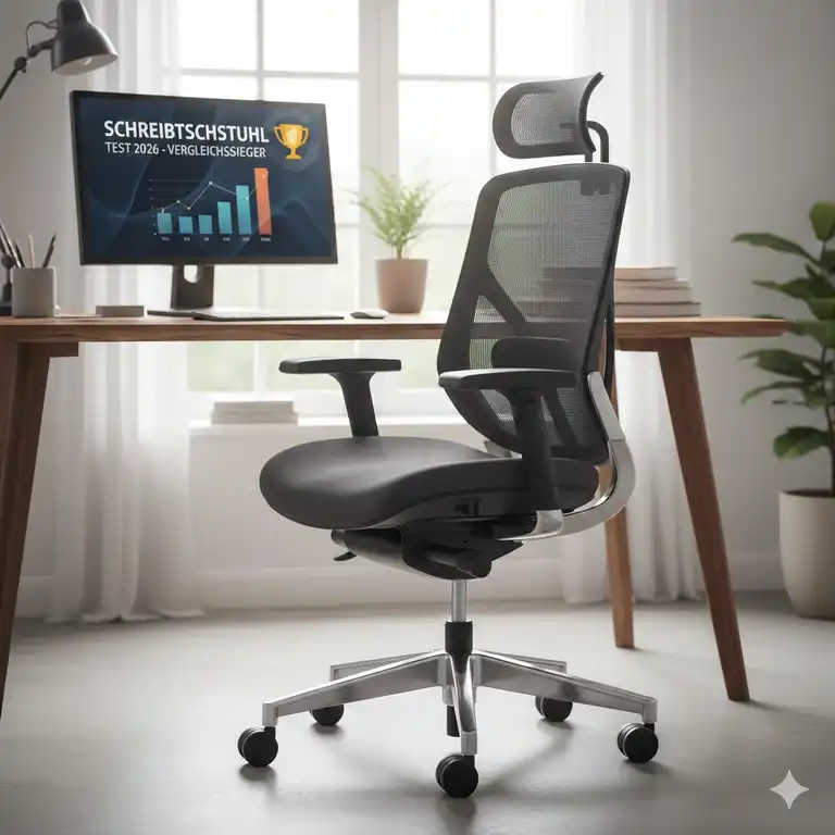 Schreibtischstuhl Test 2026: Die 7 besten Bürostühle im Experten-Check