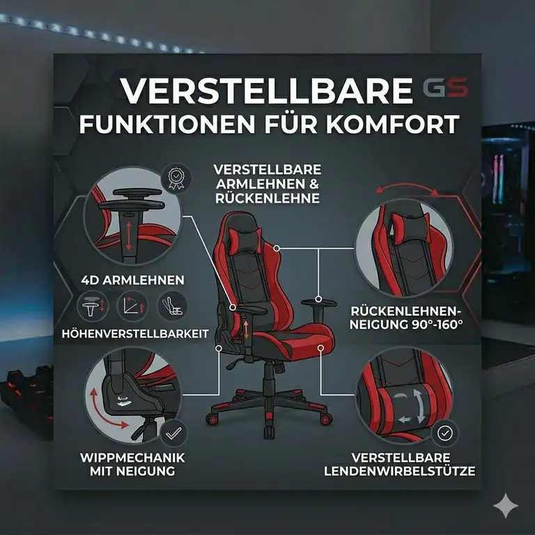 Top 5 gamer schreibtischstuhl empfehlung: Experten-Test 2026 – Die Besten Modelle für Maximalen Komfort