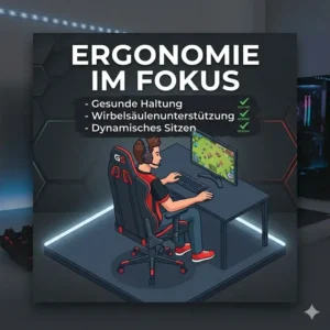 Hochwertige Materialien bei der Gamer Schreibtischstuhl Empfehlung für maximalen Komfort.