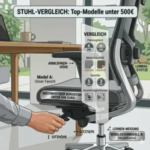 hochwertiger bürostuhl unter 500 euro