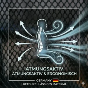 Ein Gamer genießt kühlen Komfort im Sommer auf einem gaming bürostuhl atmungsaktiv.