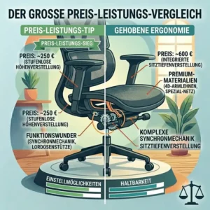 Wie der Bürostuhl höhenverstellbar bester Rückenschmerzen vorbeugt und die Wirbelsäule entlastet.